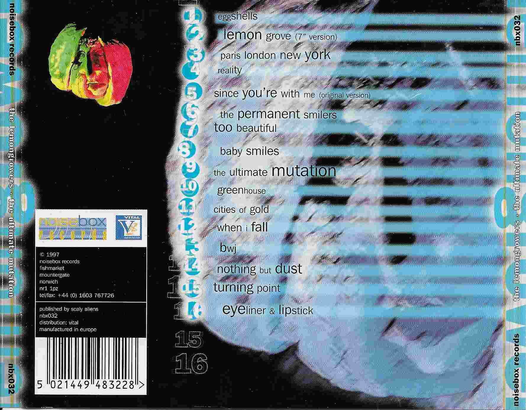 Back cover of NBX 032